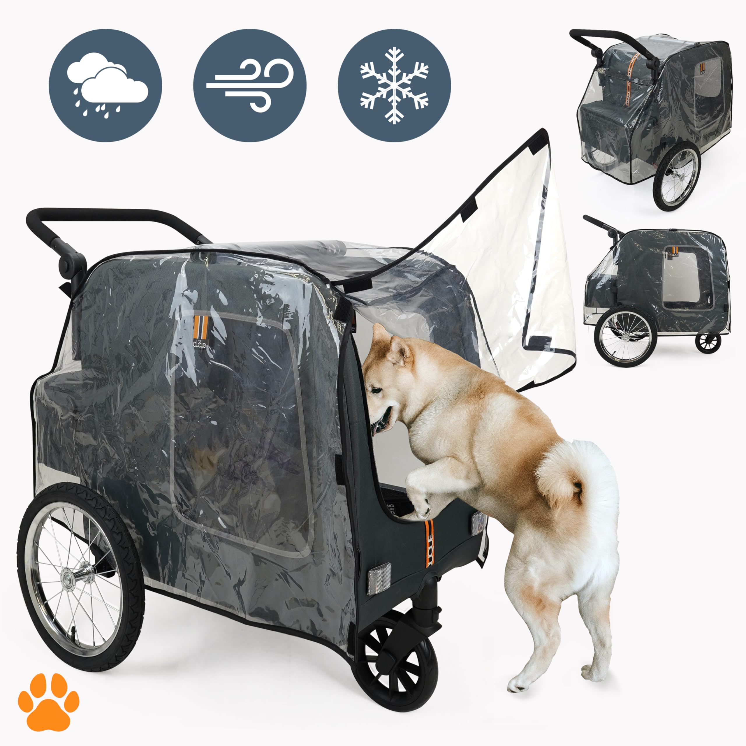 Amazon.co.jp: MY DUQUE CHASE ドッグトレーラー ペットトレーラー